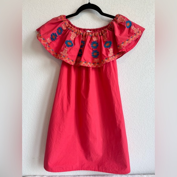 VALZERA EMBROIDERED DRESS SIZE SMALL - Picture 1 of 10